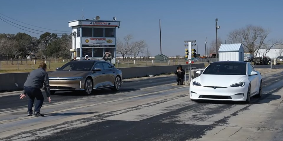 Watch the Lucid Air Dream Edition Drag Race Tesla’s Model S