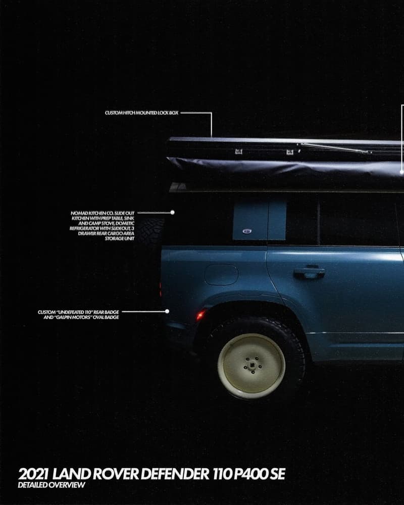 Undefeated Land Rover UNDEFEATED x Galpin Land Rover Defender Customs | HYPEBEAST
