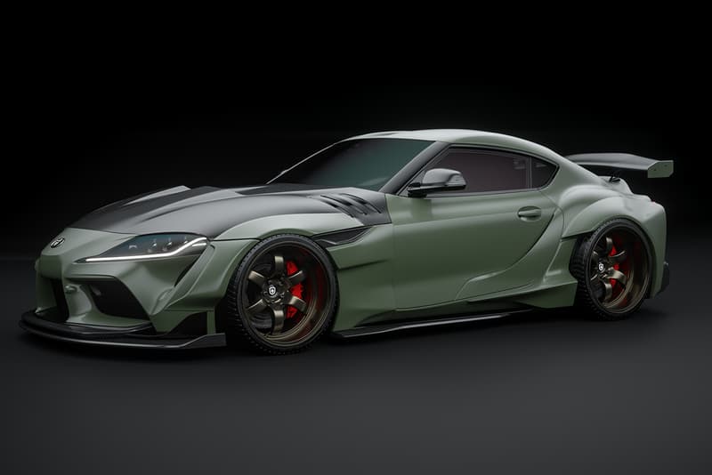 Toyota Gr Supra A90 Gets Massive Carbon Widebody Kit Hypebeast