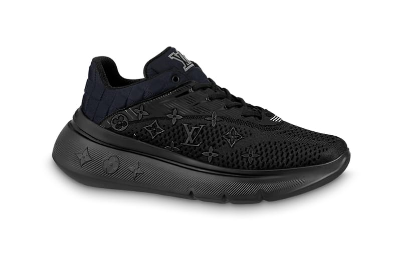 Louis vuitton black mens on sale trainers