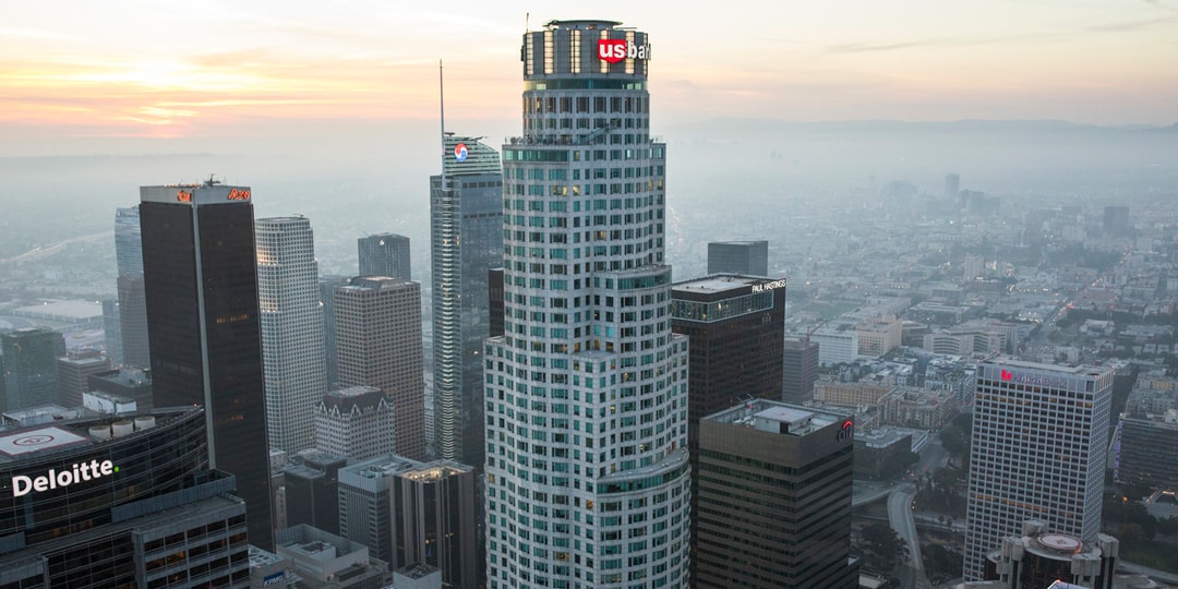 US Bank Tower приглашает художников из Лос-Анджелеса нарисовать фрески на верхнем этаже небоскреба