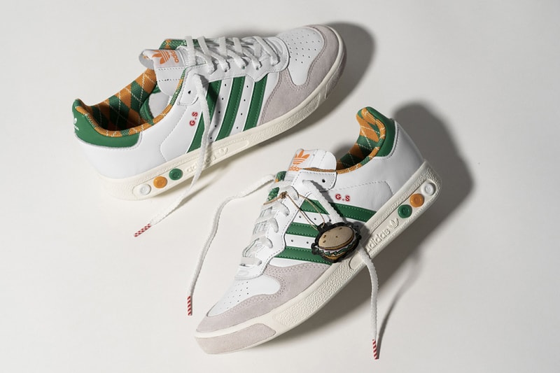 Adidas originals best sale white green