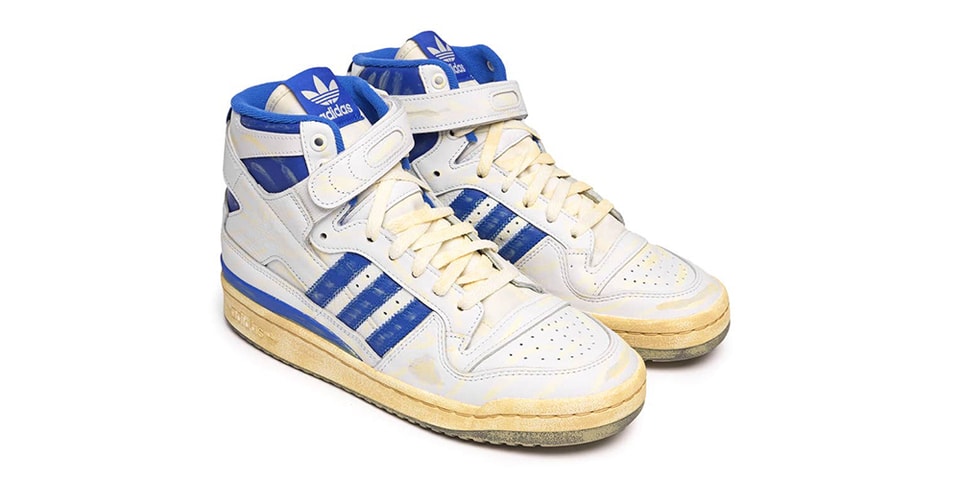 Aged & Yellowed adidas Forum '84 High AEC Drop Info | Hypebeast