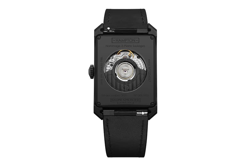 Baume Mercier Hampton Hommage Pierre Soulages Hypebeast