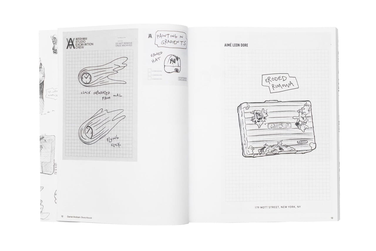 Daniel Arsham 'SKETCHBOOK' No More Rulers Art Drawing | Hypebeast
