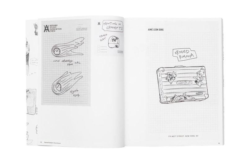 Daniel Arsham 'SKETCHBOOK' No More Rulers Art Drawing Hypebeast