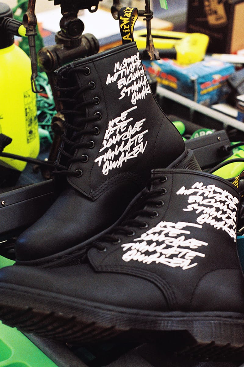 Dr martens scribble on sale boots