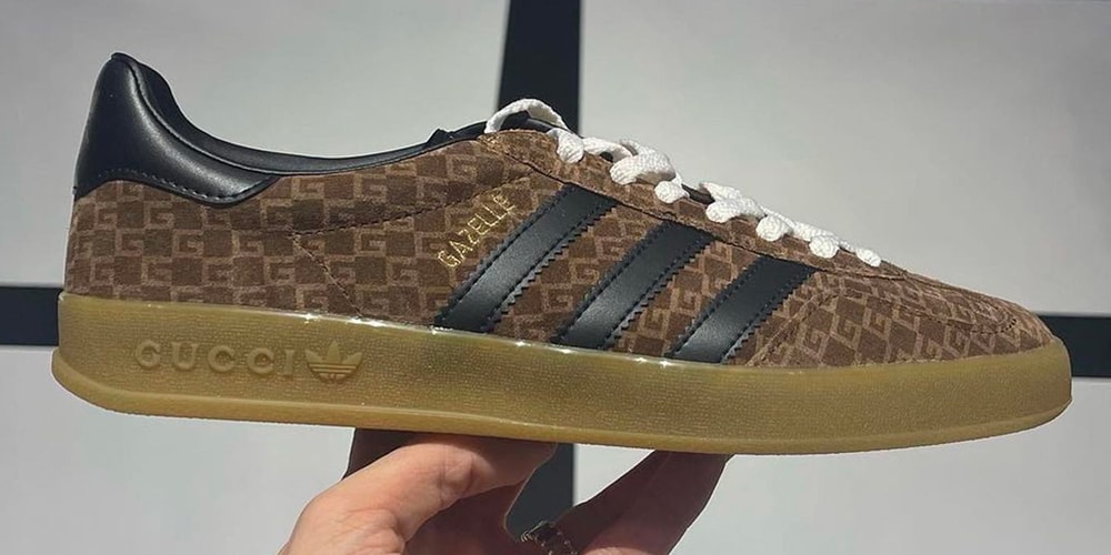 Взгляните на кроссовки adidas x Gucci Gazelle