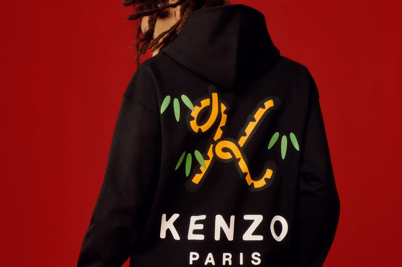 KENZO  pris ロゴ　パーカー　Tiger tail 新品未使用kenzo