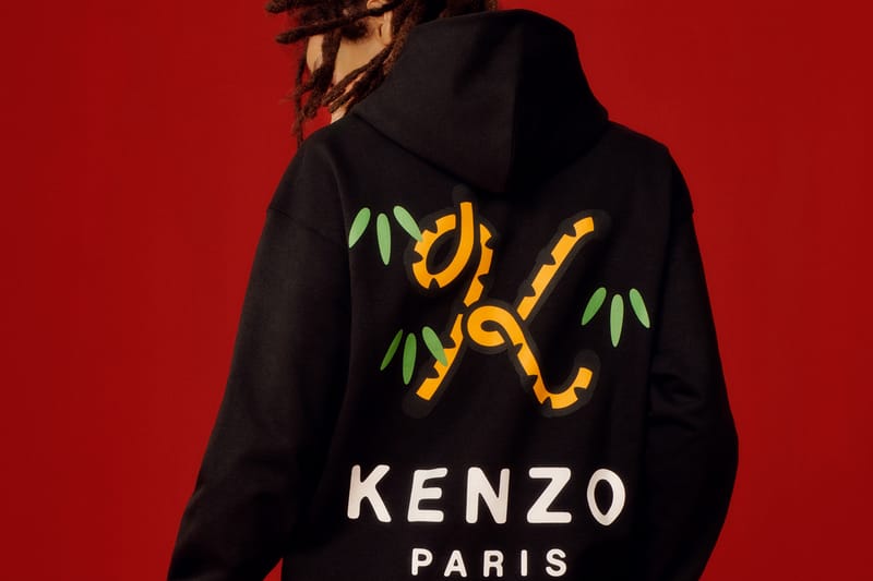 公式 【希少】KENZO NIGO タイガーテイル ヘビーウエイト パーカー L 