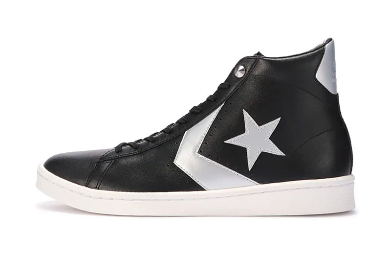 Converse pro leather 2024 76 mid black