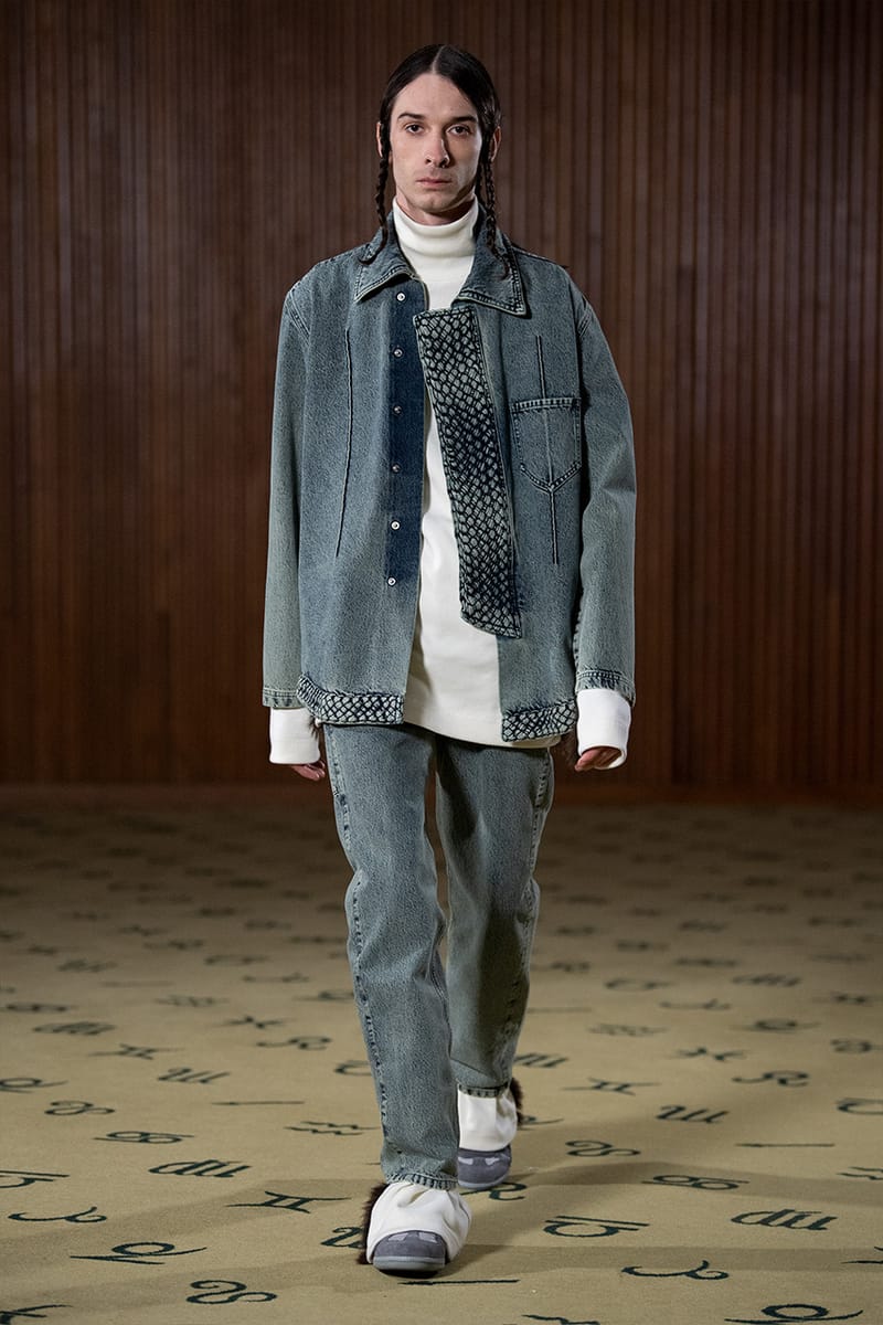 NAMACHEKO(ナマチェコ) ZANYAN DENIM OVERDYEデニムパンツNW22