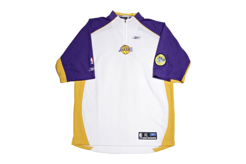 Lakers on store court shooting shirt