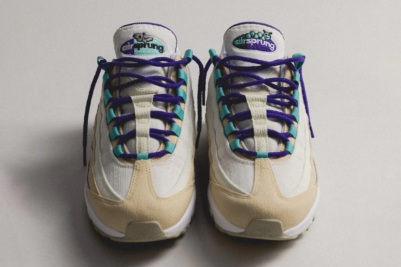 Purple and turquoise hot sale air max 95