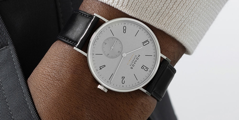 NOMOS представляет две новые часы Tangente Neomatik в платиново-сером цвете