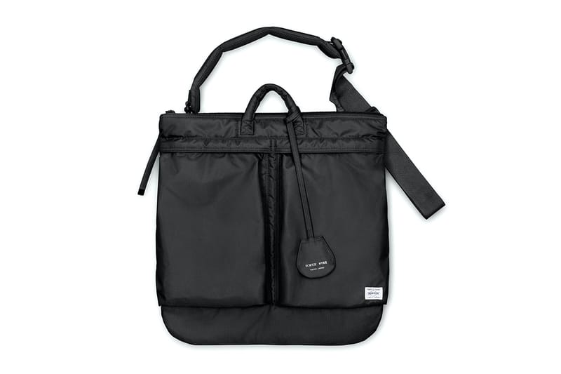 PORTER×HYKE HELMET BAG LARGE BLACK-