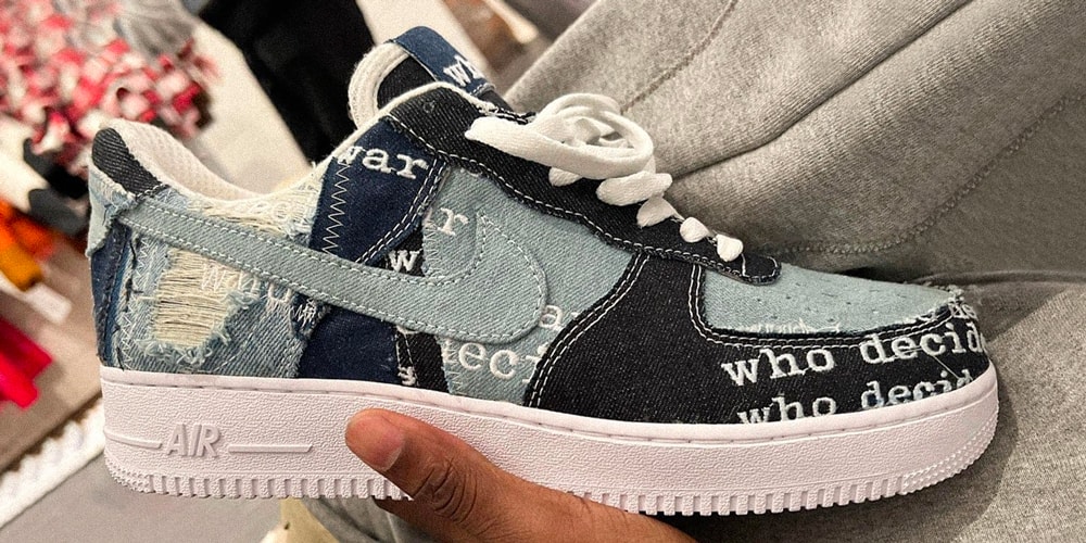 Взгляните на кроссовки WHO DECIDES WAR x Nike Air Force 1 Low