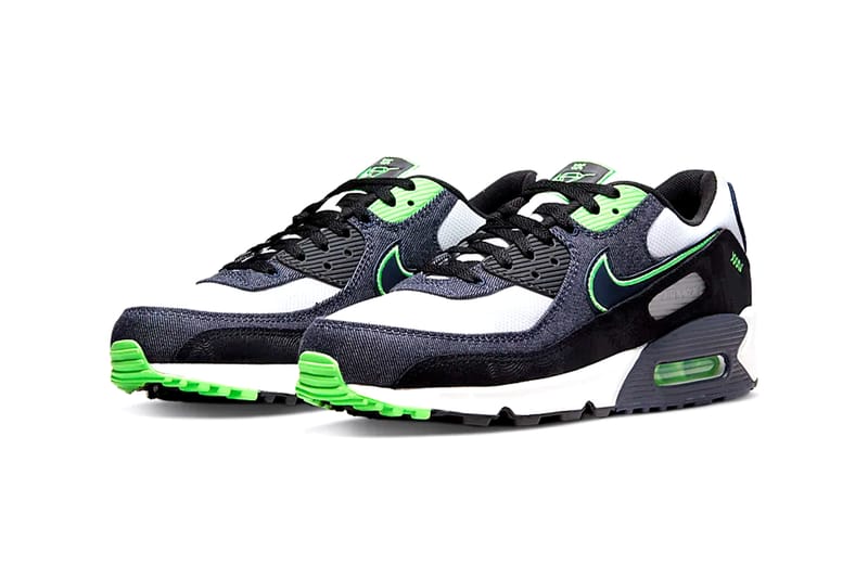 Air max 9 on sale green and grey