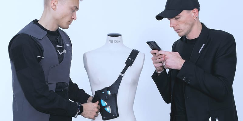 『HELIOT EMIL × realme』 レザーフォンホルダー Heliot Emil realme Edition Phone Holder Harness - Black
