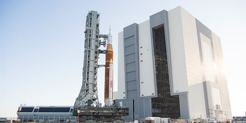 NASA Space Launch System SLS Orion Artemis Rollout | Hypebeast