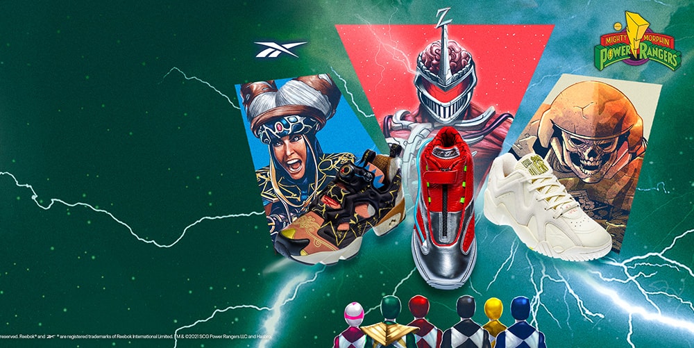 Вторая коллекция Reebok «Mighty Morphin Power Rangers» посвящена Рите Репульсе, Рито Револто и Лорду Зедду.