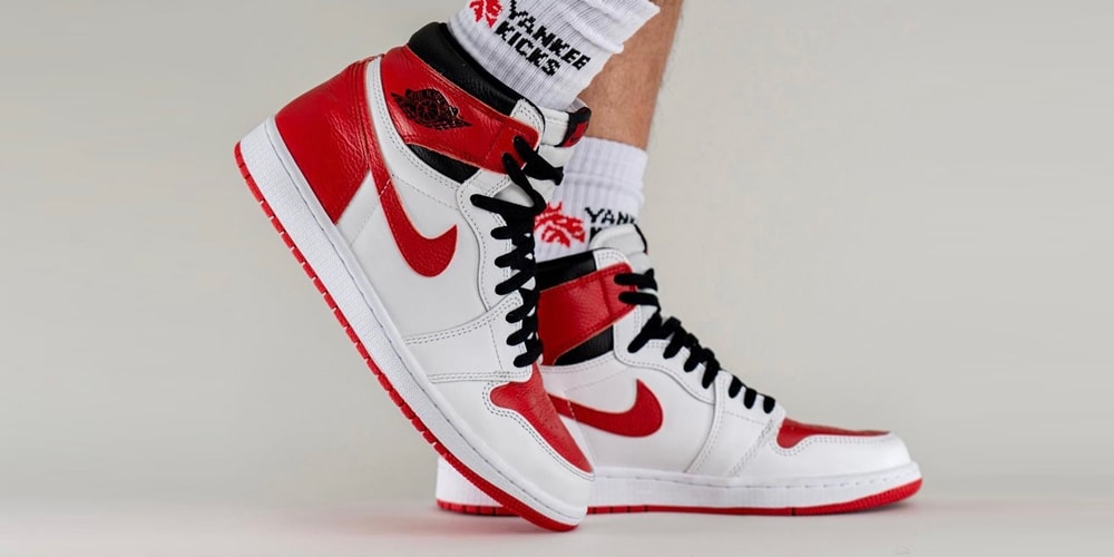 Взгляните пешком на Air Jordan 1 High OG «Heritage»