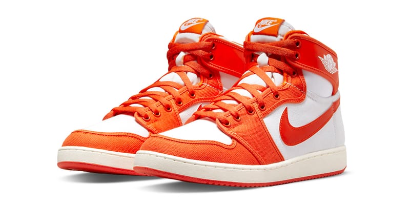 Air jordan one orange on sale