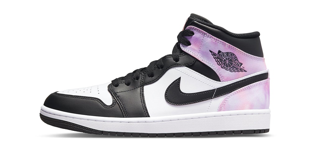 Air Jordan 1 Mid получили расцветку «Tie Dye»