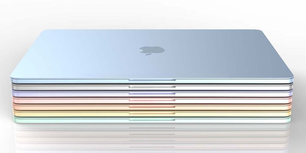 По слухам, новый Apple Macbook Air 2022 года будет иметь обновленный дизайн и больше цветовых вариантов