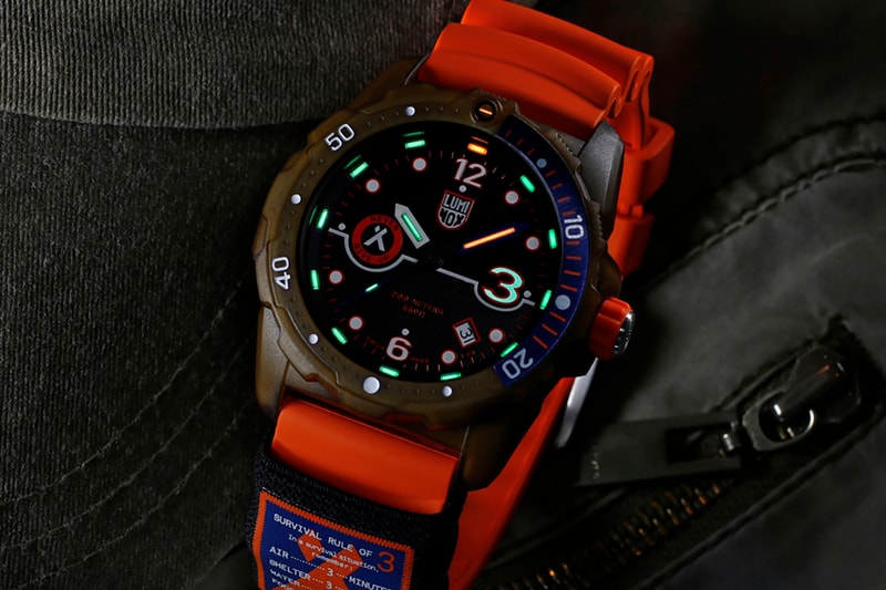 Bear grylls x luminox ro3 tide 3720 hypebeast