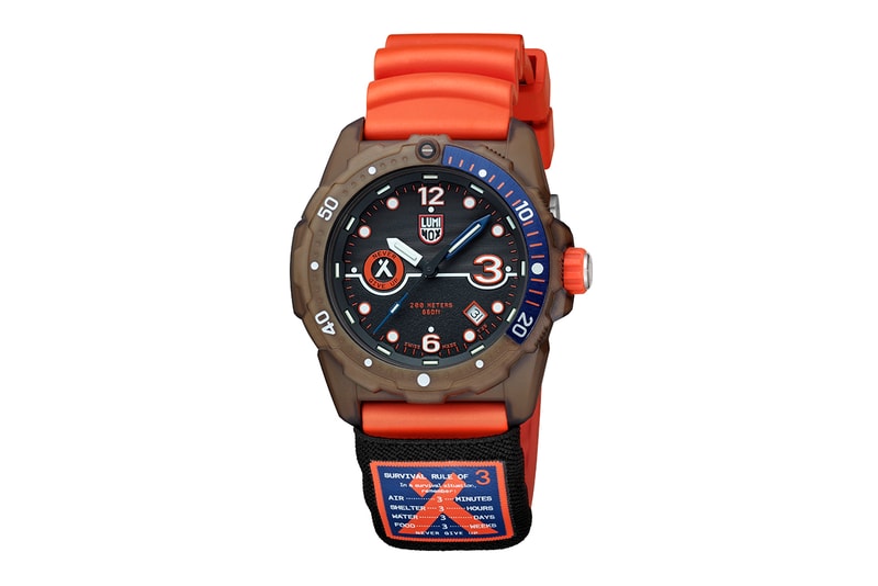 Bear grylls x luminox ro3 tide 3720 hypebeast