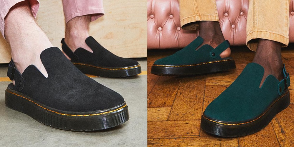 Dr. Martens выпускает мюли Carlson из гладкой замши