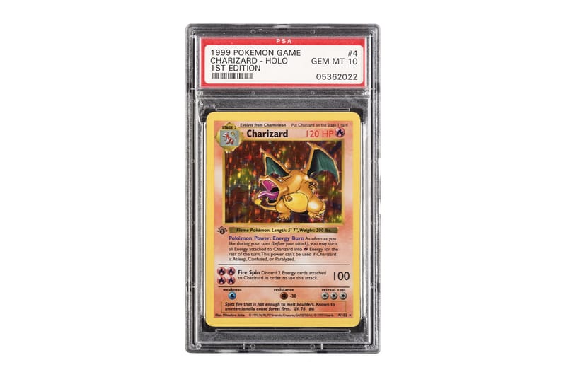 Rare First-edition Pokémon Charizard Card Sells for $336K