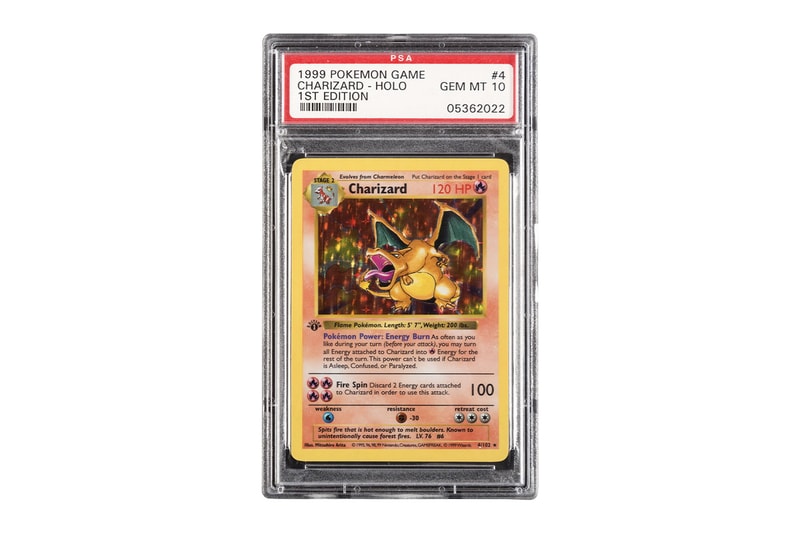 Rare Firstedition Pokémon Charizard Card Sells for 336K USD at
