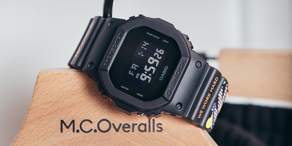 G-SHOCK и MC Комбинезоны совместно выпустят ограниченную серию DW-5600