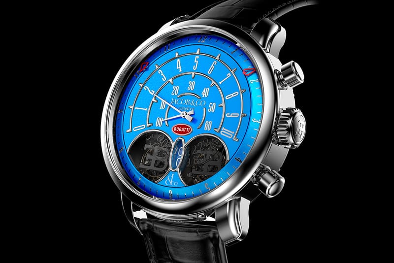 Jacob Co. Jean Bugatti Retrograde Chronograph Flying Tourbillons