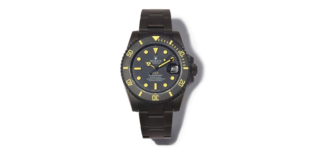 Изготовленные на заказ часы Rolex Submariner Date «Bumblebee» от MAD Paris выставлены на продажу