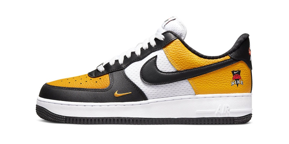 Последняя версия Nike Air Force 1 Edition — полностью университетская версия с сетчатыми вставками из джерси