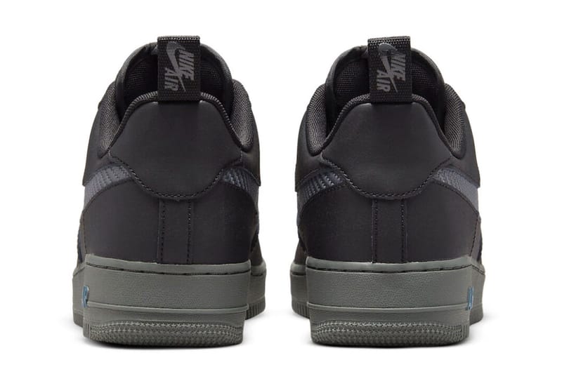 Air force 1 low utility black hot sale and blue