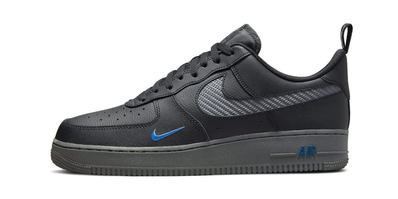 Black and light blue air discount force 1