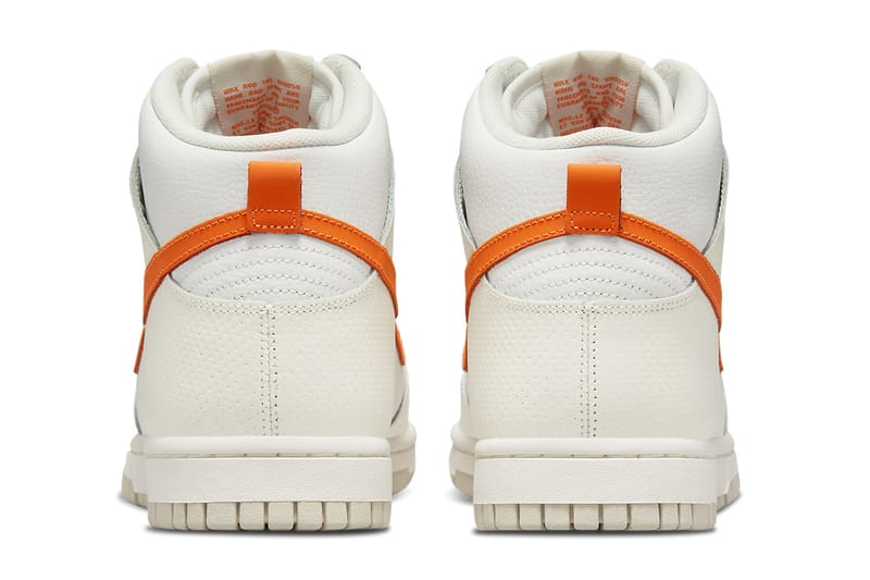 Orange high clearance top nikes