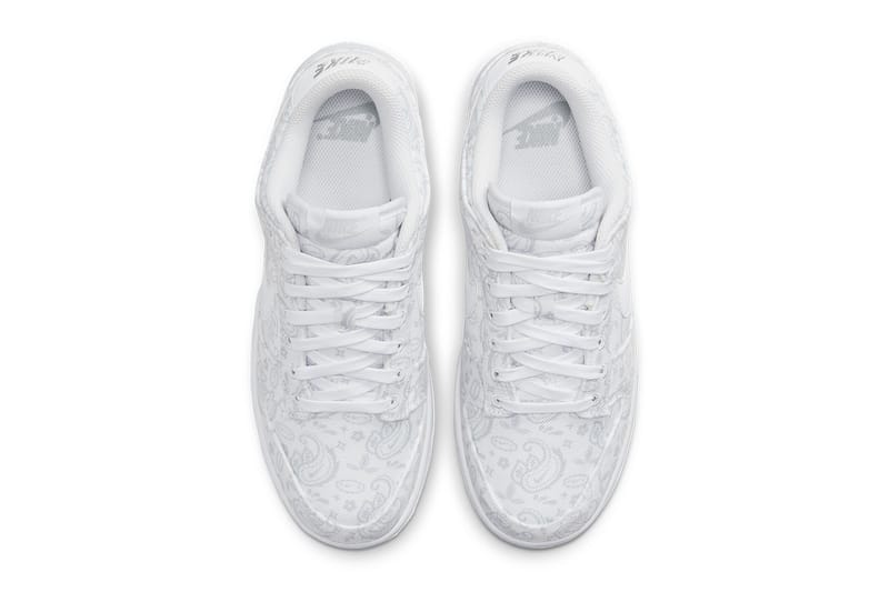 Nike Dunk Low Paisley White Grey Fog DJ9955-100 Release | Hypebeast