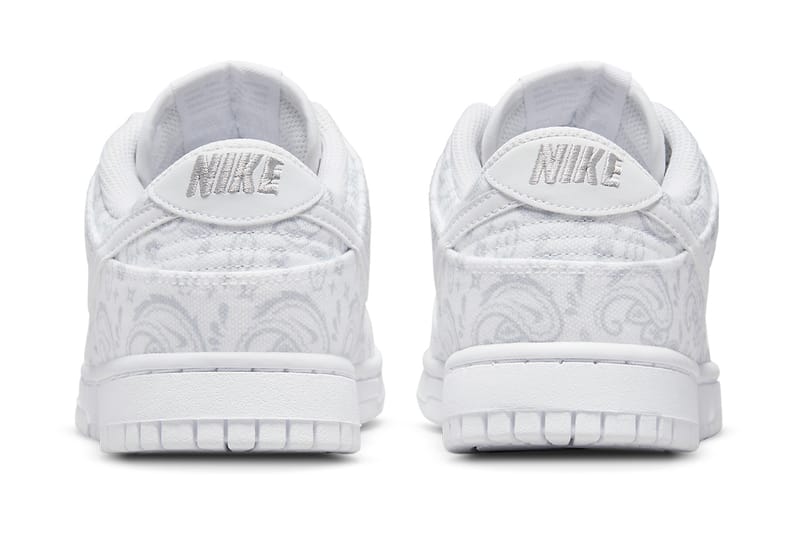 Nike Dunk Low Paisley White Grey Fog DJ9955-100 Release | Hypebeast