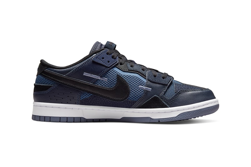 Nike Dunk Low Scrap Black Navy DH7450-400 Release Date | Hypebeast