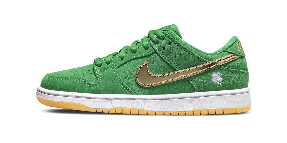 Nike готовится ко Дню Святого Патрика с новой зелено-золотой версией SB Dunk Low Release