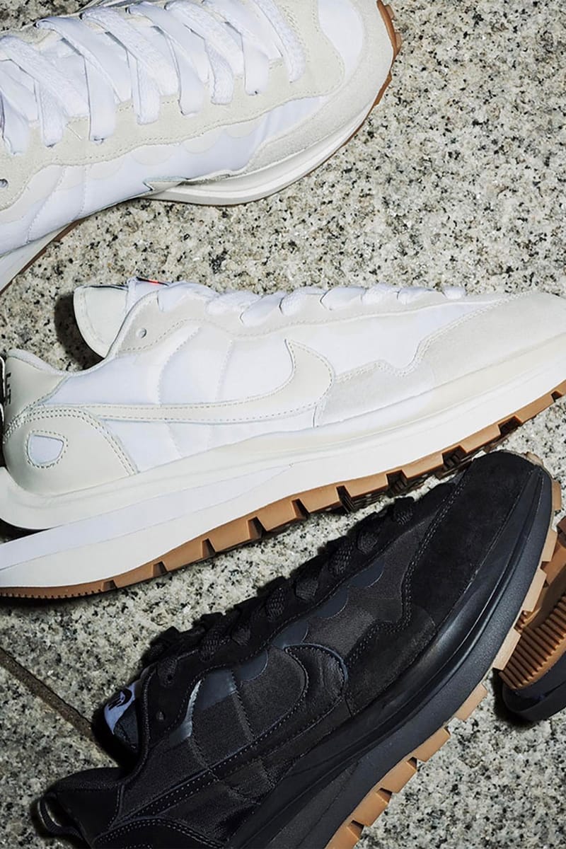 sacai x Nike VaporWaffle White/Sail & Black/Gum Drop | Hypebeast