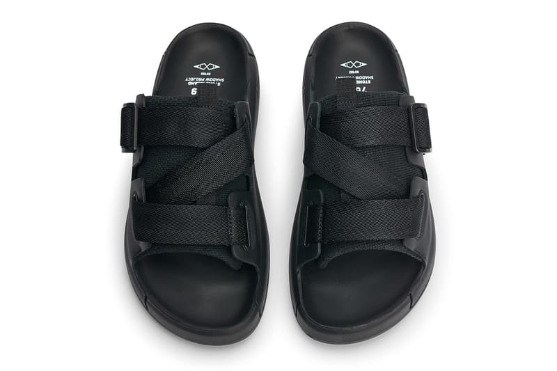 Stone Island Shadow Project Drops Black Sandals | Hypebeast Stone Island Shadow Project Drops Black Sandals | Hypebeast