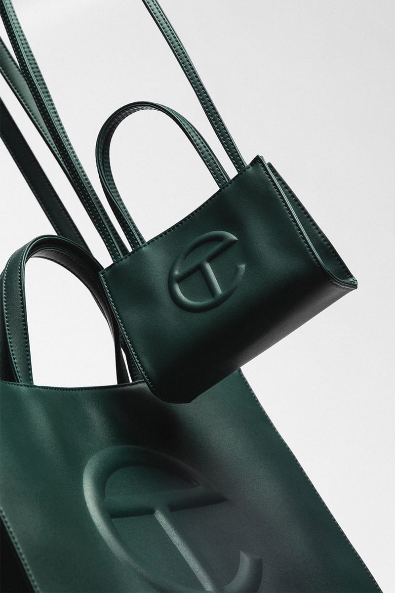 Telfar Olive Shopping Bags HBX Release Hypebeast