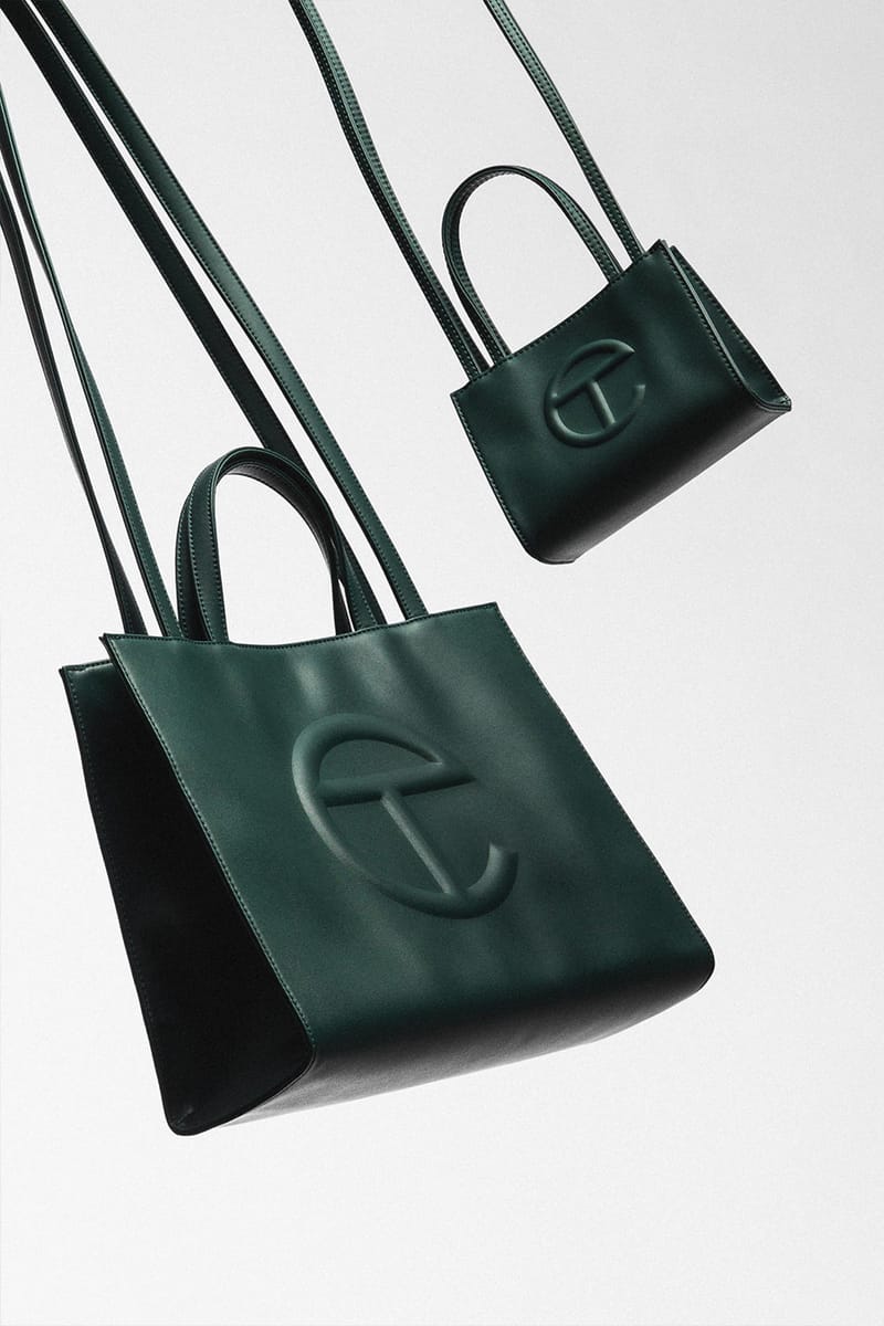 Telfar Olive Shopping Bags HBX Release Hypebeast