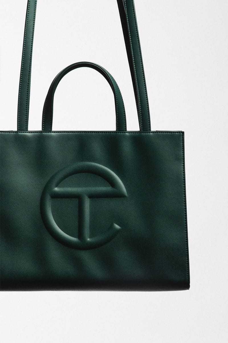 Telfar Olive Shopping Bags HBX Release Hypebeast